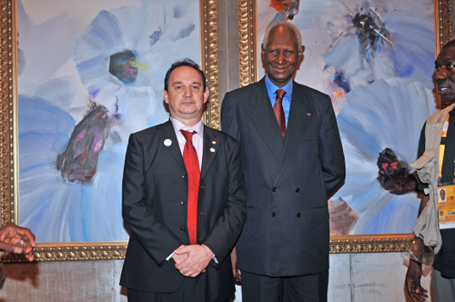 Abdou Diouf, Ancien Président du Sénégal et SG de l'Organisation Internationale de la Francophonie.