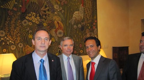 Avec le vice-président de l'UMP