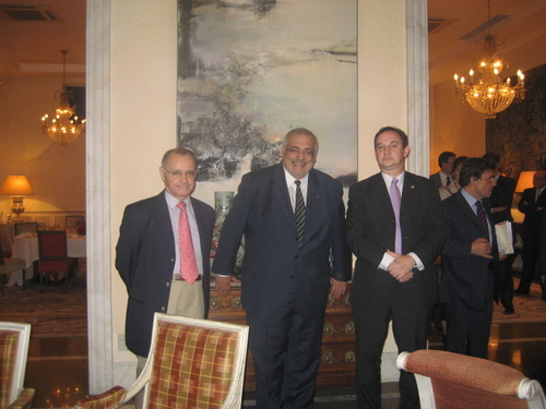 Dîner avec Philippe Séguin le 6 mai 2008.