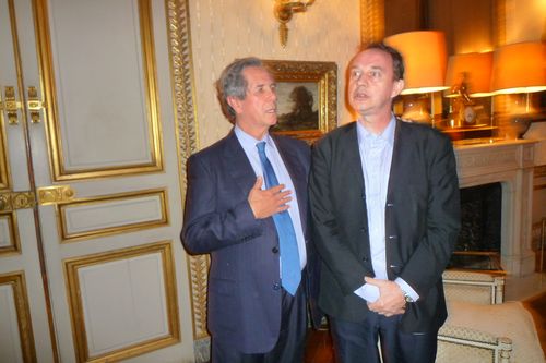 Avec Jean-Louis Debré, Président du Conseil Constitutionnel.