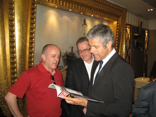 Avec les militants de Pékin.