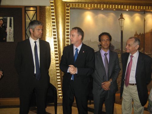 Avec le délégué UMP Chine Jacques Jobard