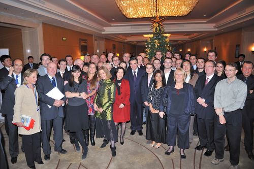 La photo de famille : une partie des militants.