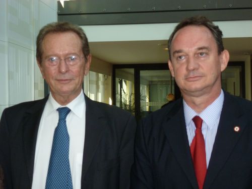 Avec Dominique Baudis, Défenseur des Droits.